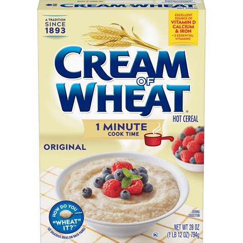 How does Cream of Wheat (Farina) fit into your Daily Goals - calories, carbs, nutrition