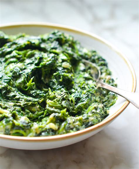 How does Creamed Spinach fit into your Daily Goals - calories, carbs, nutrition