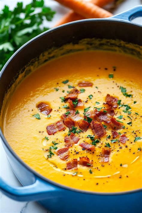 How does Creamy Carrot & Ginger Soup (MF) 12 oz fit into your Daily Goals - calories, carbs, nutrition