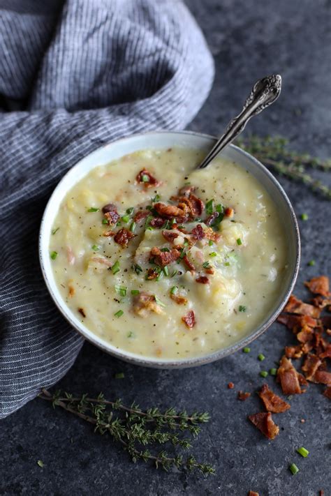 How does Creamy Potato Leek Soup 12 oz fit into your Daily Goals - calories, carbs, nutrition