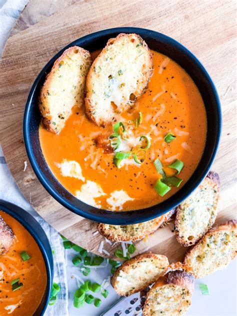 How does Creamy Roasted Red Pepper and Tomato Bisque fit into your Daily Goals - calories, carbs, nutrition