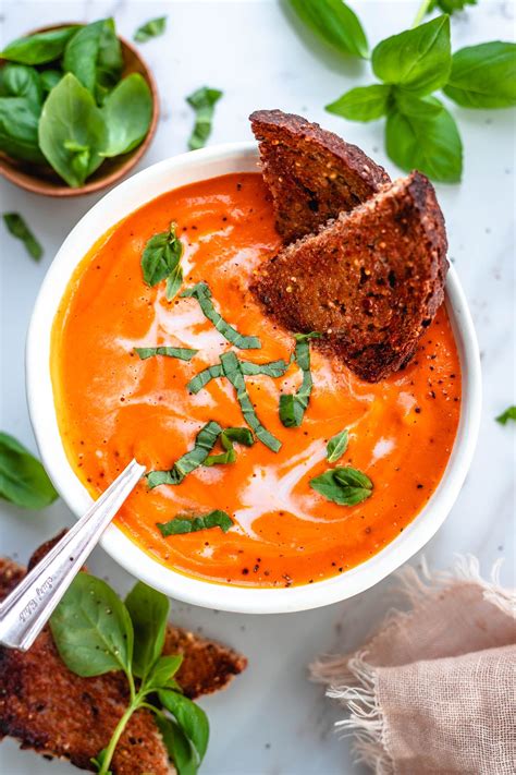 How does Creamy Tomato and Basil Soup fit into your Daily Goals - calories, carbs, nutrition