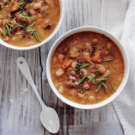 How does Creamy White Bean Soup with Smoked Ham Hocks fit into your Daily Goals - calories, carbs, nutrition