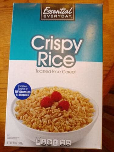 How does Crisp Rice Cereal fit into your Daily Goals - calories, carbs, nutrition