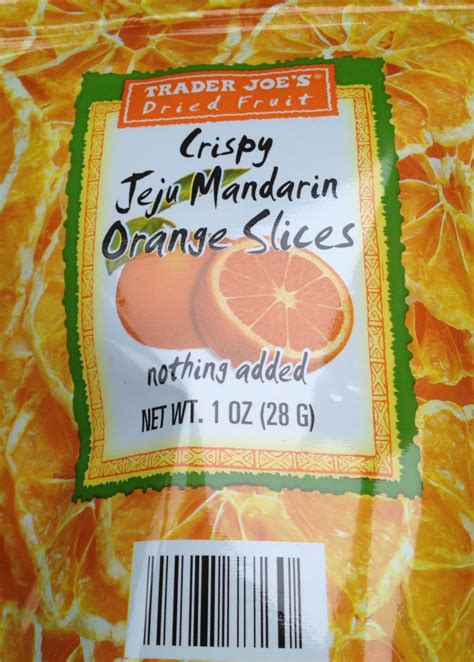 How does Crispy Jeju Mandarin Orange Slices fit into your Daily Goals - calories, carbs, nutrition