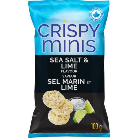How does Crispy Mini's - Sea Salt and Lime fit into your Daily Goals - calories, carbs, nutrition