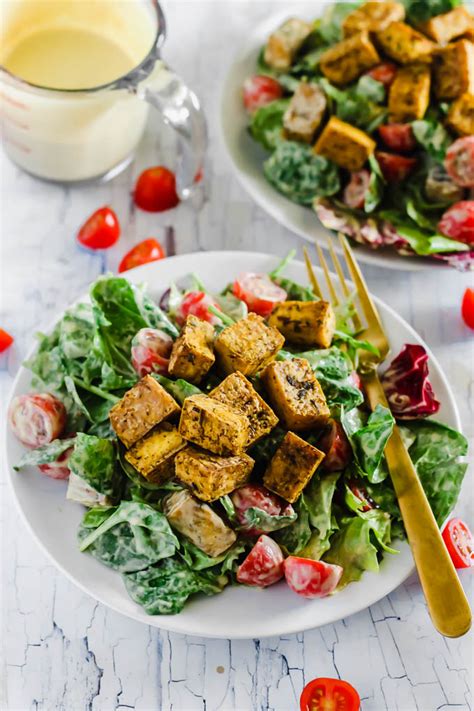 How does Crispy Tofu Caesar Salad fit into your Daily Goals - calories, carbs, nutrition