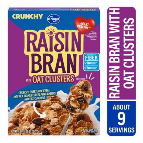 How does Crunchy Bran & Raisin Cereal fit into your Daily Goals - calories, carbs, nutrition