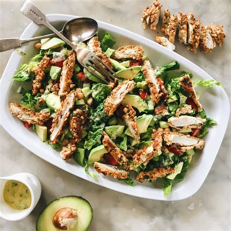 How does Crunchy Chicken Salad & Sesame Dressing fit into your Daily Goals - calories, carbs, nutrition