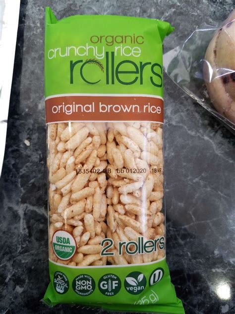 How does Crunchy Rice Rollers fit into your Daily Goals - calories, carbs, nutrition