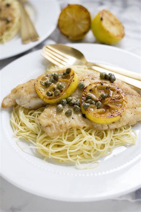 How does Crusted Tilapia with Piccata Sauce fit into your Daily Goals - calories, carbs, nutrition