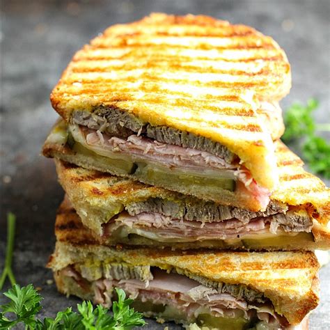 How does Cuban-Style Panini Sandwich and Fries fit into your Daily Goals - calories, carbs, nutrition