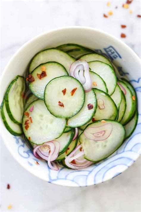 How does Cucumber Pickled Asian 1/2 Cup fit into your Daily Goals - calories, carbs, nutrition