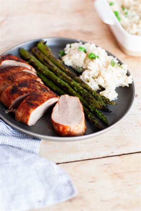 How does Cumin-Rubbed Pork Loin fit into your Daily Goals - calories, carbs, nutrition