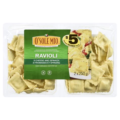 How does Cuore Mio Ravioli fit into your Daily Goals - calories, carbs, nutrition