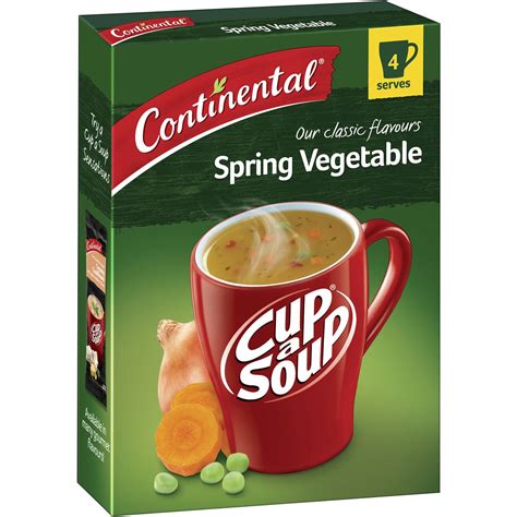 How does Cup A Soup Spring Vegetable fit into your Daily Goals - calories, carbs, nutrition