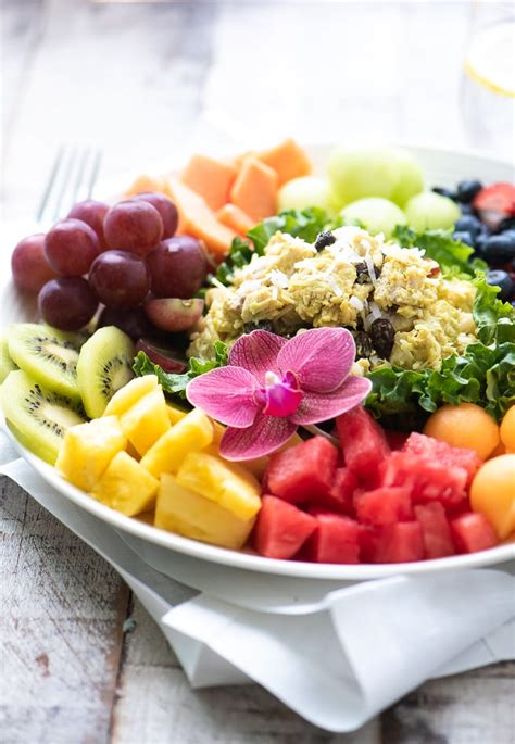 How does Curried Chicken Salad with Fruit fit into your Daily Goals - calories, carbs, nutrition