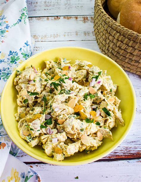 How does Curried Chicken Salad with Raisins fit into your Daily Goals - calories, carbs, nutrition