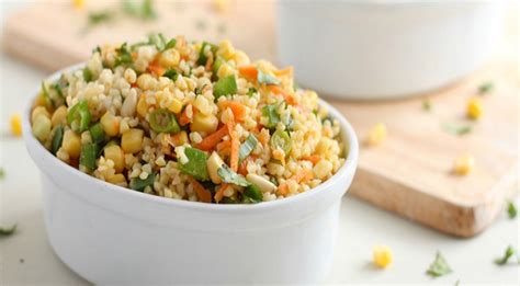 How does Curried Vegetable and Bulgur Salad fit into your Daily Goals - calories, carbs, nutrition