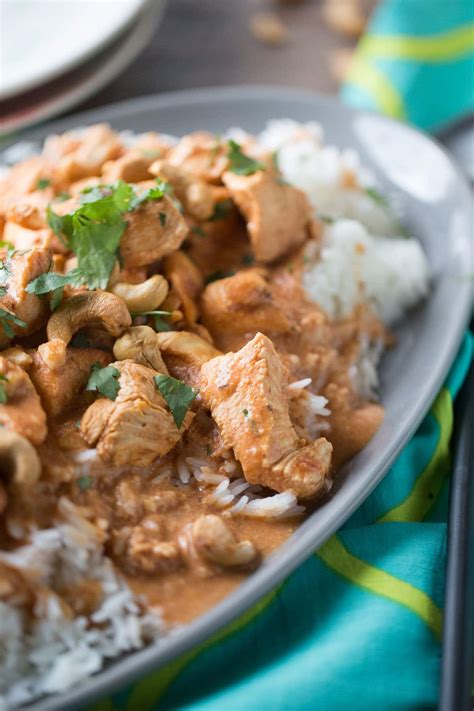 How does Curry Chicken with Cashews fit into your Daily Goals - calories, carbs, nutrition