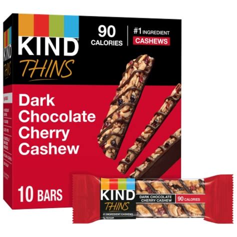 How does Dark Chocolate Cherry Cashew fit into your Daily Goals - calories, carbs, nutrition