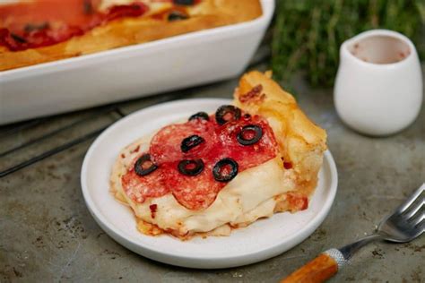 How does Deep Dish Pizza Casserole fit into your Daily Goals - calories, carbs, nutrition