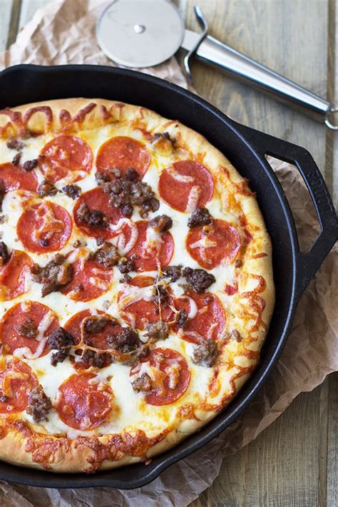 How does Deep Dish Three Meat Pizza fit into your Daily Goals - calories, carbs, nutrition