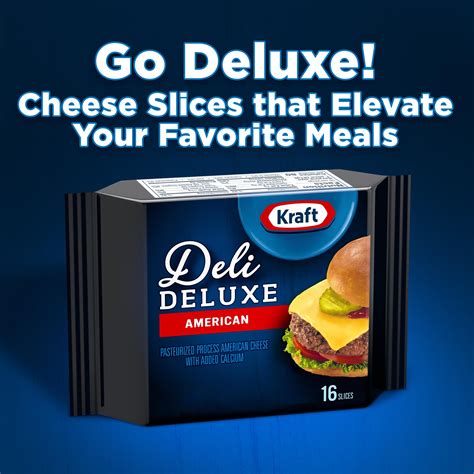 How does Deli Deluxe American Cheese fit into your Daily Goals - calories, carbs, nutrition