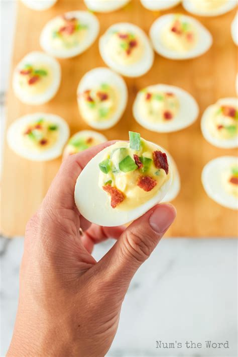 How does Deviled Eggs fit into your Daily Goals - calories, carbs, nutrition