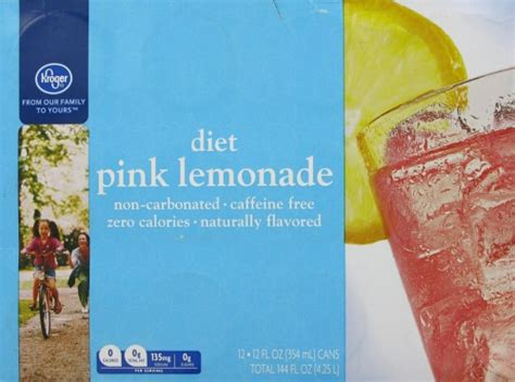 How does Diet Pink Lemonade fit into your Daily Goals - calories, carbs, nutrition