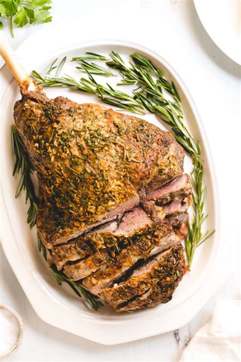 How does Dijon Herb Roasted Leg of Lamb fit into your Daily Goals - calories, carbs, nutrition