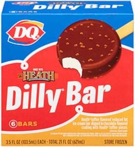 How does Dilly Bar Heath fit into your Daily Goals - calories, carbs, nutrition