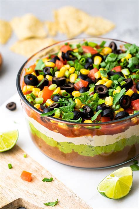 How does Dip Vegetarian Layer 1 oz fit into your Daily Goals - calories, carbs, nutrition