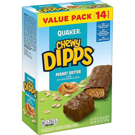 How does Dipps - Peanut Butter Granola Bar fit into your Daily Goals - calories, carbs, nutrition