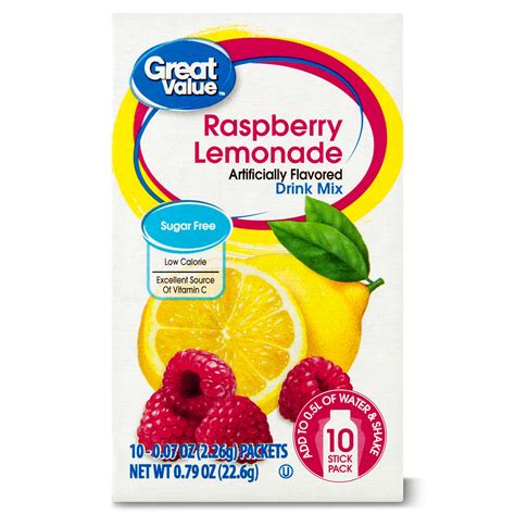 How does Drink Mix - Raspberry Lemonade fit into your Daily Goals - calories, carbs, nutrition