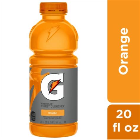 How does Drink Orange Gatorade 20 oz fit into your Daily Goals - calories, carbs, nutrition