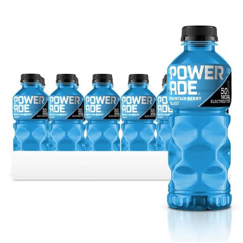 How does Drink Powerade Cool Blue 20 oz fit into your Daily Goals - calories, carbs, nutrition