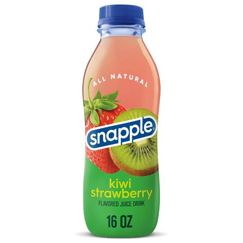 How does Drink Strawberry Kiwi Snapple 16 oz fit into your Daily Goals - calories, carbs, nutrition