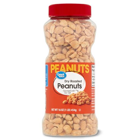 How does Dry Roasted Peanuts fit into your Daily Goals - calories, carbs, nutrition