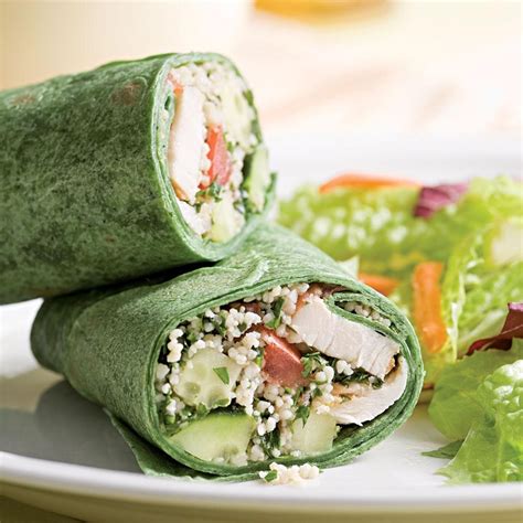 How does EatingWell Mediterranean Wrap (44242.0) fit into your Daily Goals - calories, carbs, nutrition