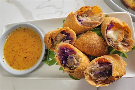 How does Egg Roll Duck Confit & Mango 1 EA fit into your Daily Goals - calories, carbs, nutrition