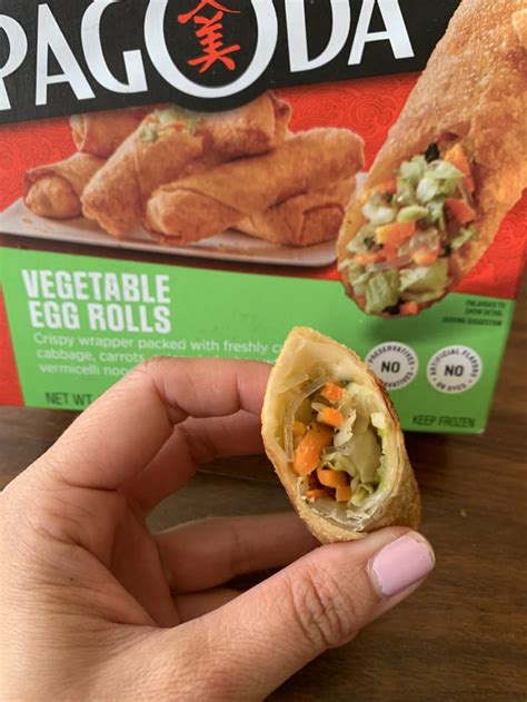 How does Egg rolls, vegetable, frozen, prepared fit into your Daily Goals - calories, carbs, nutrition