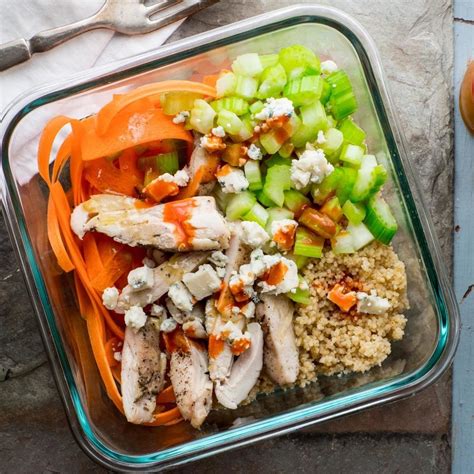 How does Elements - Buffalo Chicken Grains Bowl fit into your Daily Goals - calories, carbs, nutrition