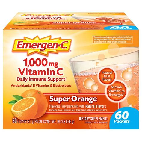 How does Emergen -C Immune fit into your Daily Goals - calories, carbs, nutrition