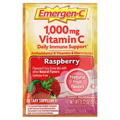 How does Emergen C 1, 000 Mg Vitamin C Raspberry fit into your Daily Goals - calories, carbs, nutrition