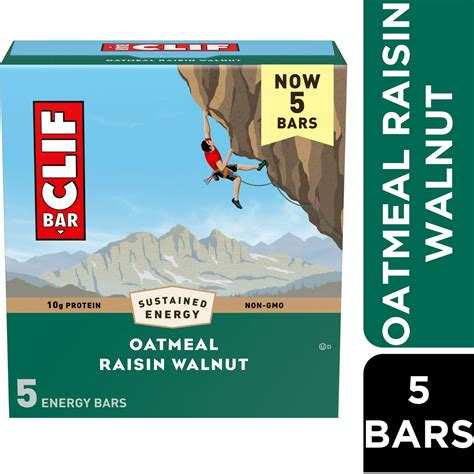 How does Energy Bar - Oatmeal Raisin Walnut fit into your Daily Goals - calories, carbs, nutrition