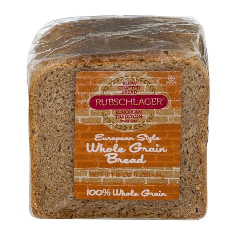 How does European Style Whole Grain Bread fit into your Daily Goals - calories, carbs, nutrition