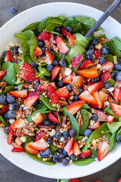 How does Express Spinach Salad with Berries fit into your Daily Goals - calories, carbs, nutrition