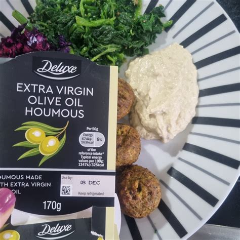 How does Extra Virgin Olive Oil Houmous fit into your Daily Goals - calories, carbs, nutrition