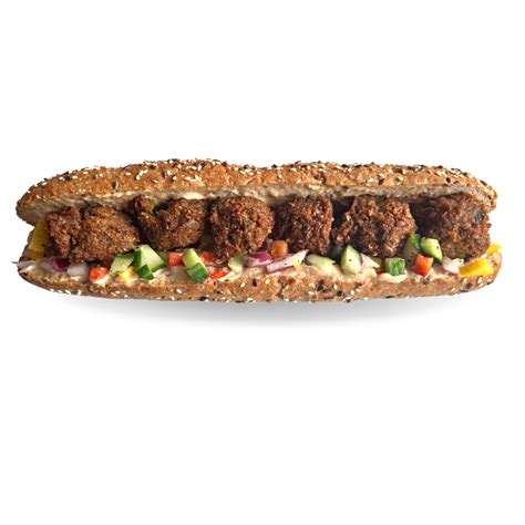 How does Falafel, Tzatziki and Hummus Baguette fit into your Daily Goals - calories, carbs, nutrition